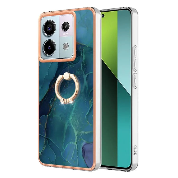 YB IMD Series-17 Style-E For Xiaomi Redmi Note 13 Pro 5G / Poco X6 5G Phone Case Kickstand 2.0mm TPU Cover