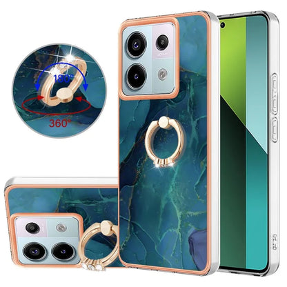 YB IMD Series-17 Style-E For Xiaomi Redmi Note 13 Pro 5G / Poco X6 5G Phone Case Kickstand 2.0mm TPU Cover