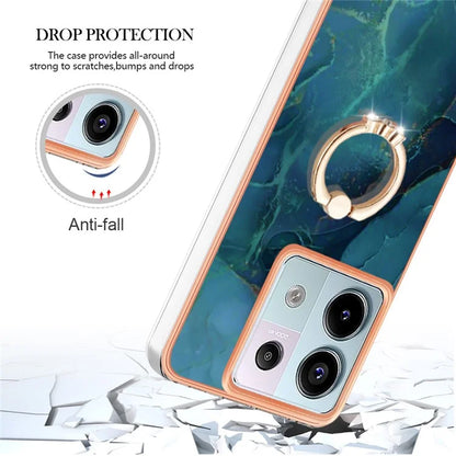 YB IMD Series-17 Style-E For Xiaomi Redmi Note 13 Pro 5G / Poco X6 5G Phone Case Kickstand 2.0mm TPU Cover