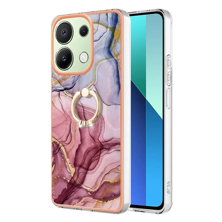 YB IMD Series-17 Style-E For Xiaomi Redmi Note 13 4G TPU Cover Kickstand 2.0mm Phone Case