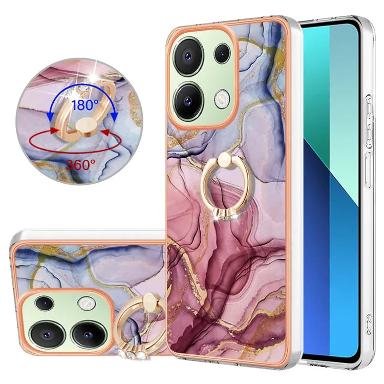 YB IMD Series-17 Style-E For Xiaomi Redmi Note 13 4G TPU Cover Kickstand 2.0mm Phone Case