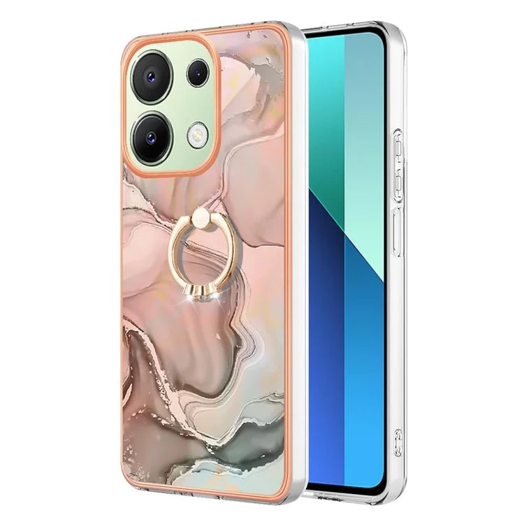 YB IMD Series-17 Style-E For Xiaomi Redmi Note 13 4G TPU Cover Kickstand 2.0mm Phone Case
