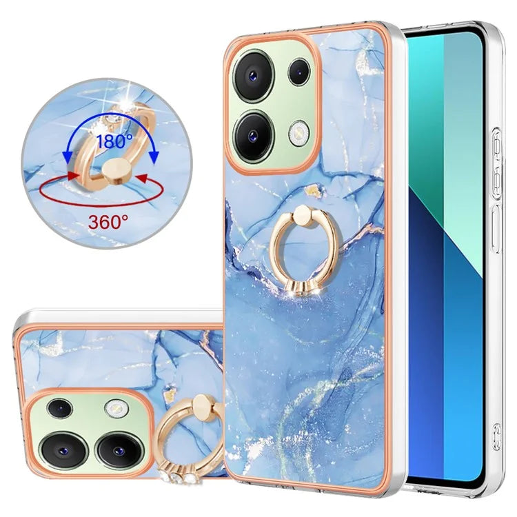 YB IMD Series-17 Style-E For Xiaomi Redmi Note 13 4G TPU Cover Kickstand 2.0mm Phone Case