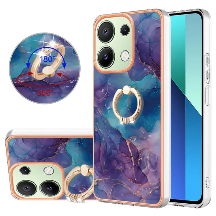 YB IMD Series-17 Style-E For Xiaomi Redmi Note 13 4G TPU Cover Kickstand 2.0mm Phone Case