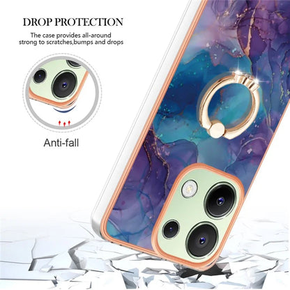 YB IMD Series-17 Style-E For Xiaomi Redmi Note 13 4G TPU Cover Kickstand 2.0mm Phone Case