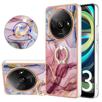YB IMD Series-17 Style-E For Xiaomi Redmi A3 / Poco C61 4G Slim Case 2.0mm Kickstand TPU Phone Cover