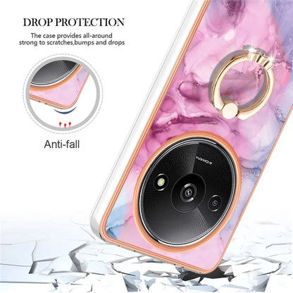 YB IMD Series-17 Style-E For Xiaomi Redmi A3 / Poco C61 4G Slim Case 2.0mm Kickstand TPU Phone Cover