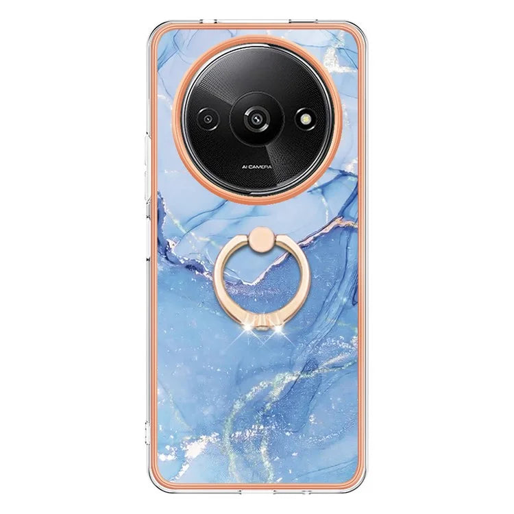 YB IMD Series-17 Style-E For Xiaomi Redmi A3 / Poco C61 4G Slim Case 2.0mm Kickstand TPU Phone Cover