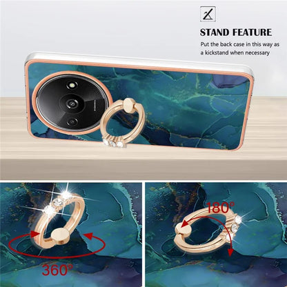 YB IMD Series-17 Style-E For Xiaomi Redmi A3 / Poco C61 4G Slim Case 2.0mm Kickstand TPU Phone Cover