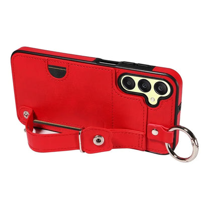 008 For Samsung Galaxy A25 5G (Global) (161.0 x 76.5 x 8.3mm) TPU Case Kickstand Phone Cover with Card Slot