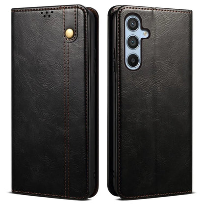 For Samsung Galaxy M15 5G / F15 5G Case Crazy Horse Texture Leather Flip Wallet Phone Cover