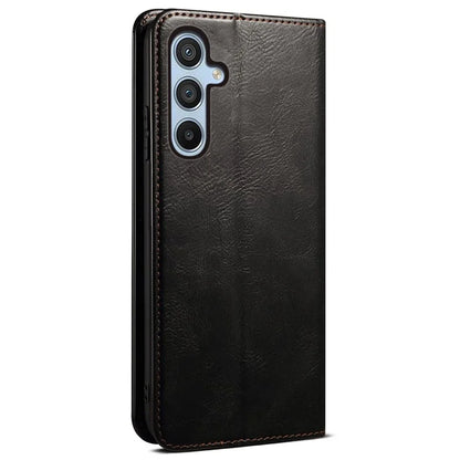 For Samsung Galaxy M15 5G / F15 5G Case Crazy Horse Texture Leather Flip Wallet Phone Cover