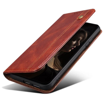 For Samsung Galaxy M15 5G / F15 5G Case Crazy Horse Texture Leather Flip Wallet Phone Cover