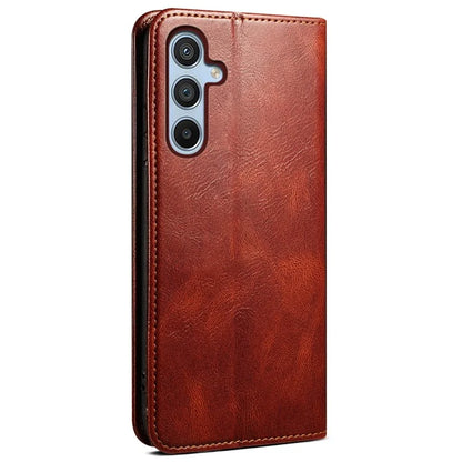 For Samsung Galaxy M15 5G / F15 5G Case Crazy Horse Texture Leather Flip Wallet Phone Cover