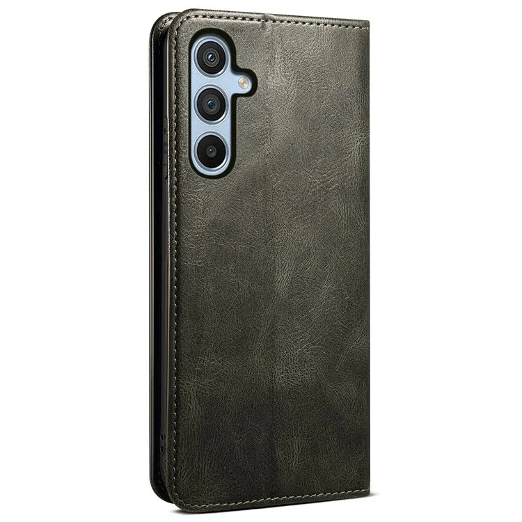 For Samsung Galaxy M15 5G / F15 5G Case Crazy Horse Texture Leather Flip Wallet Phone Cover