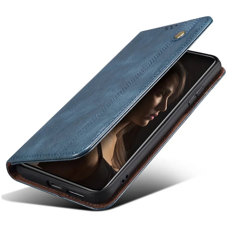 For Samsung Galaxy M15 5G / F15 5G Case Crazy Horse Texture Leather Flip Wallet Phone Cover