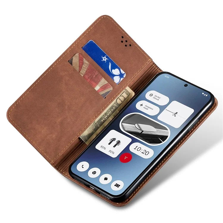 For Nothing Phone (2a) Case Shockproof Leather Stand Phone Cover Mobile Spares Wholesale
