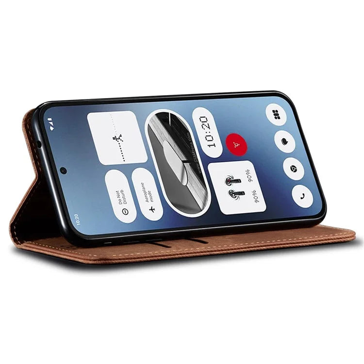 For Nothing Phone (2a) Case Shockproof Leather Stand Phone Cover Mobile Spares Wholesale
