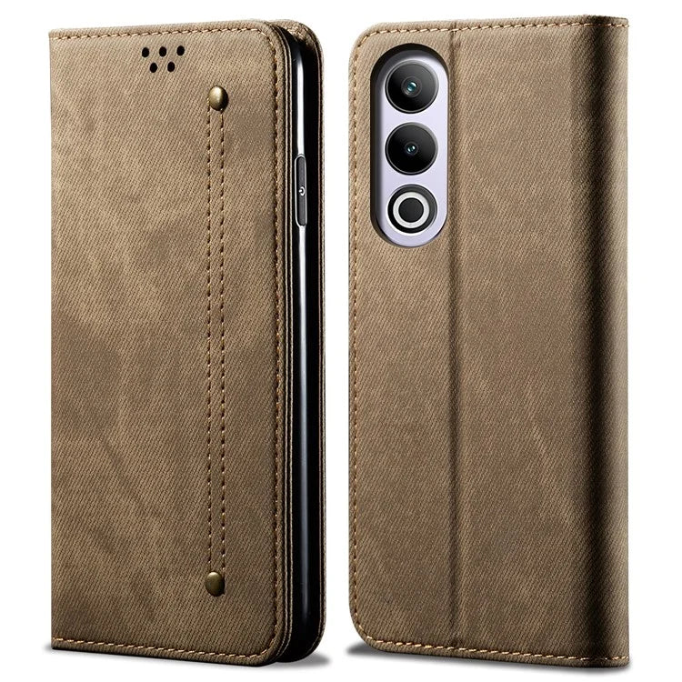 For OnePlus Nord CE4 5G Case Bump Proof Leather+TPU Stand View Phone Cover
