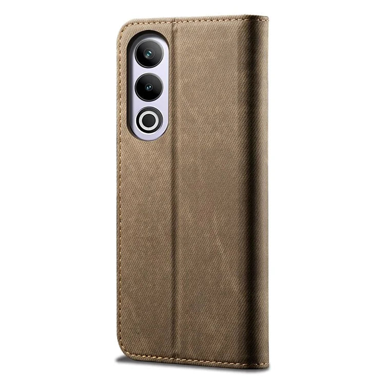 For OnePlus Nord CE4 5G Case Bump Proof Leather+TPU Stand View Phone Cover