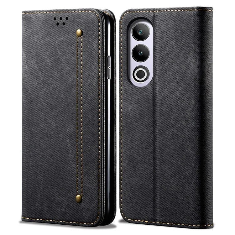 For OnePlus Nord CE4 5G Case Bump Proof Leather+TPU Stand View Phone Cover