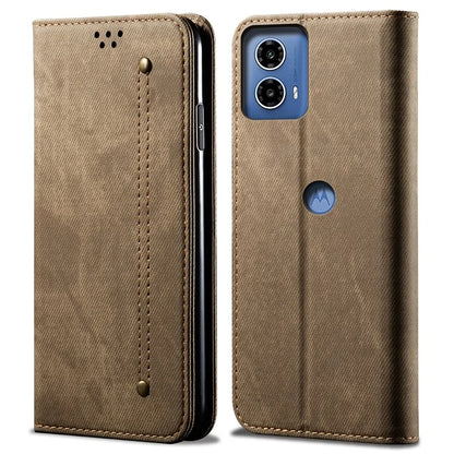For Motorola Moto E14 4G / G04 4G / G04s 4G / G24 4G Case Anti-Drop Leather+TPU Stand View Phone Cover