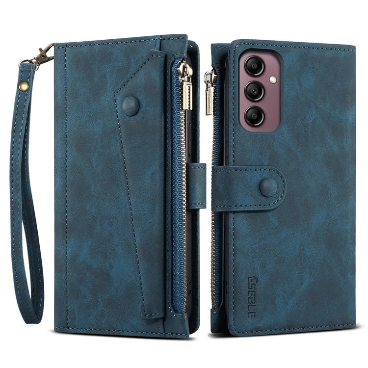 ESEBLE Star Series For Samsung Galaxy M55 5G / C55 5G / F55 5G Case PU Leather+TPU Cover with Wallet Stand