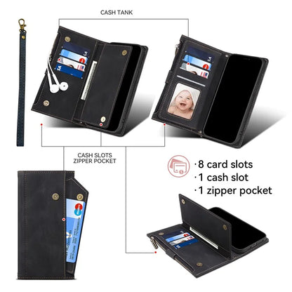 ESEBLE Star Series For Samsung Galaxy M55 5G / C55 5G / F55 5G Case PU Leather+TPU Cover with Wallet Stand