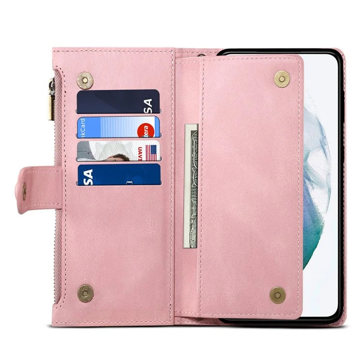 ESEBLE Star Series For Samsung Galaxy M55 5G / C55 5G / F55 5G Case PU Leather+TPU Cover with Wallet Stand
