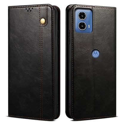 For Motorola Moto E14 4G / G04 4G / G04s 4G / G24 4G Case Leather Stand Magnetic Closing Phone Wallet Cover