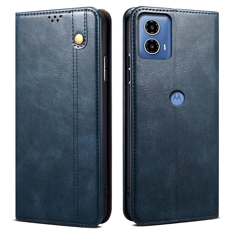 For Motorola Moto E14 4G / G04 4G / G04s 4G / G24 4G Case Leather Stand Magnetic Closing Phone Wallet Cover