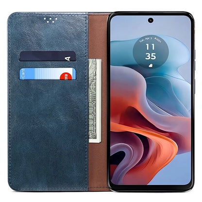 For Motorola Moto E14 4G / G04 4G / G04s 4G / G24 4G Case Leather Stand Magnetic Closing Phone Wallet Cover