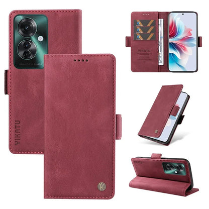 YIKATU YK-005 For Oppo Reno11 F 5G / F25 Pro 5G Leather Phone Case Stand Wallet Cover
