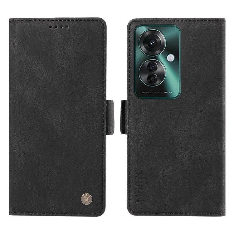 YIKATU YK-005 For Oppo Reno11 F 5G / F25 Pro 5G Leather Phone Case Stand Wallet Cover
