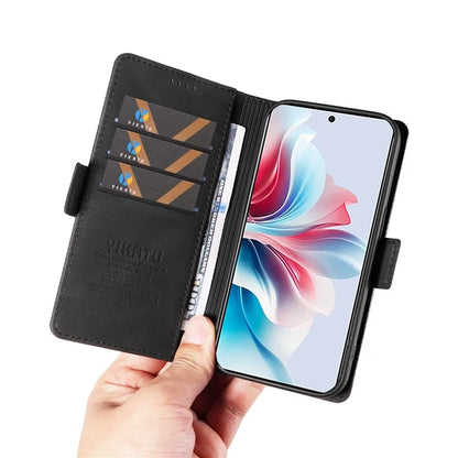 YIKATU YK-005 For Oppo Reno11 F 5G / F25 Pro 5G Leather Phone Case Stand Wallet Cover