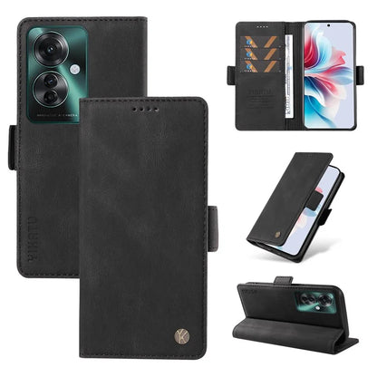 YIKATU YK-005 For Oppo Reno11 F 5G / F25 Pro 5G Leather Phone Case Stand Wallet Cover