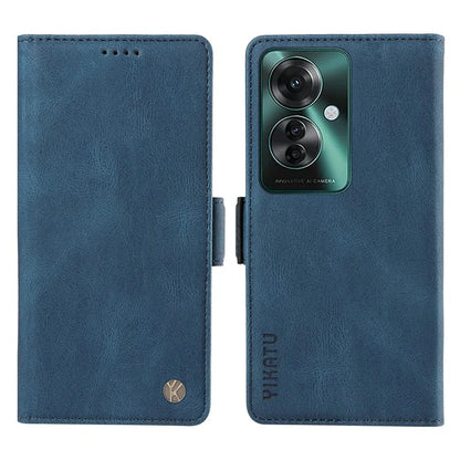 YIKATU YK-005 For Oppo Reno11 F 5G / F25 Pro 5G Leather Phone Case Stand Wallet Cover