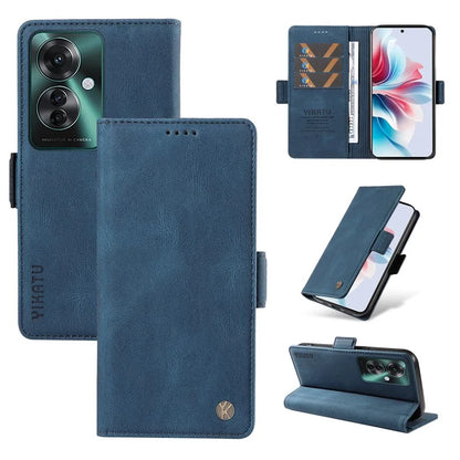 YIKATU YK-005 For Oppo Reno11 F 5G / F25 Pro 5G Leather Phone Case Stand Wallet Cover