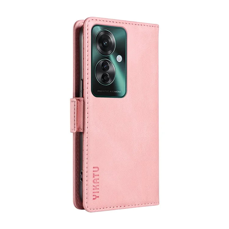 YIKATU YK-005 For Oppo Reno11 F 5G / F25 Pro 5G Leather Phone Case Stand Wallet Cover