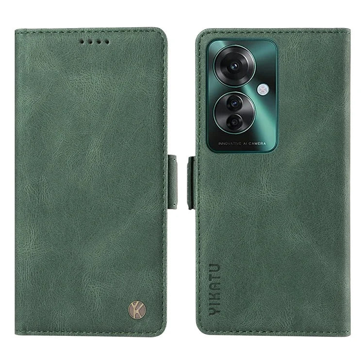 YIKATU YK-005 For Oppo Reno11 F 5G / F25 Pro 5G Leather Phone Case Stand Wallet Cover