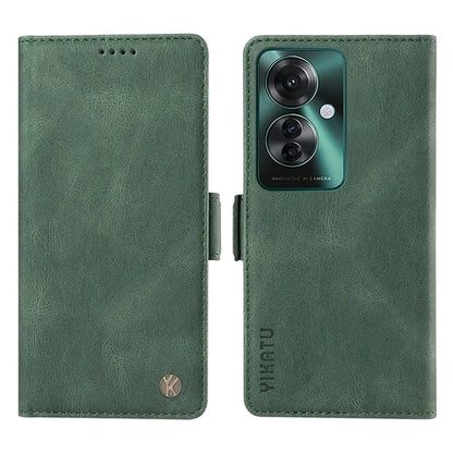 YIKATU YK-005 For Oppo Reno11 F 5G / F25 Pro 5G Leather Phone Case Stand Wallet Cover