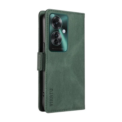 YIKATU YK-005 For Oppo Reno11 F 5G / F25 Pro 5G Leather Phone Case Stand Wallet Cover