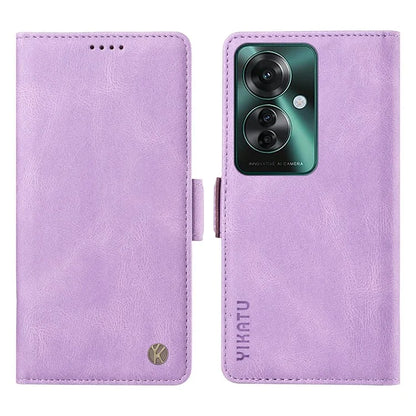 YIKATU YK-005 For Oppo Reno11 F 5G / F25 Pro 5G Leather Phone Case Stand Wallet Cover