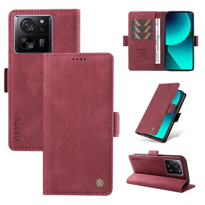 YIKATU YK-005 For Xiaomi 13T / 13T Pro / Redmi K60 Ultra Leather Phone Case Flip Stand Wallet Cover