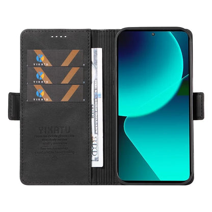 YIKATU YK-005 For Xiaomi 13T / 13T Pro / Redmi K60 Ultra Leather Phone Case Flip Stand Wallet Cover
