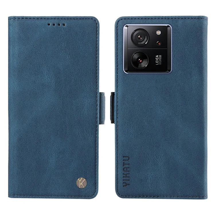 YIKATU YK-005 For Xiaomi 13T / 13T Pro / Redmi K60 Ultra Leather Phone Case Flip Stand Wallet Cover