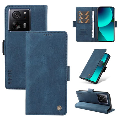 YIKATU YK-005 For Xiaomi 13T / 13T Pro / Redmi K60 Ultra Leather Phone Case Flip Stand Wallet Cover