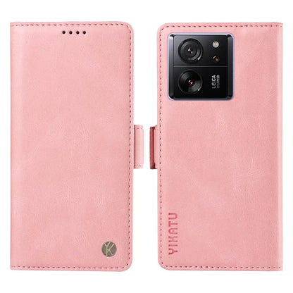 YIKATU YK-005 For Xiaomi 13T / 13T Pro / Redmi K60 Ultra Leather Phone Case Flip Stand Wallet Cover