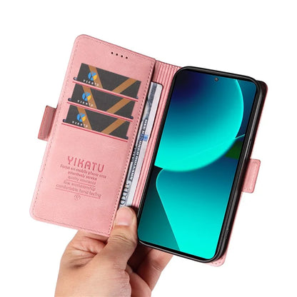 YIKATU YK-005 For Xiaomi 13T / 13T Pro / Redmi K60 Ultra Leather Phone Case Flip Stand Wallet Cover