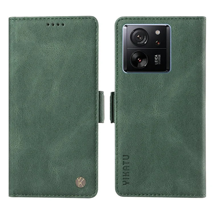 YIKATU YK-005 For Xiaomi 13T / 13T Pro / Redmi K60 Ultra Leather Phone Case Flip Stand Wallet Cover